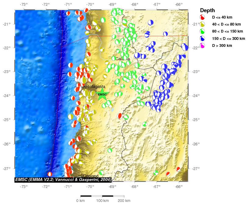 Regional moment Tensor