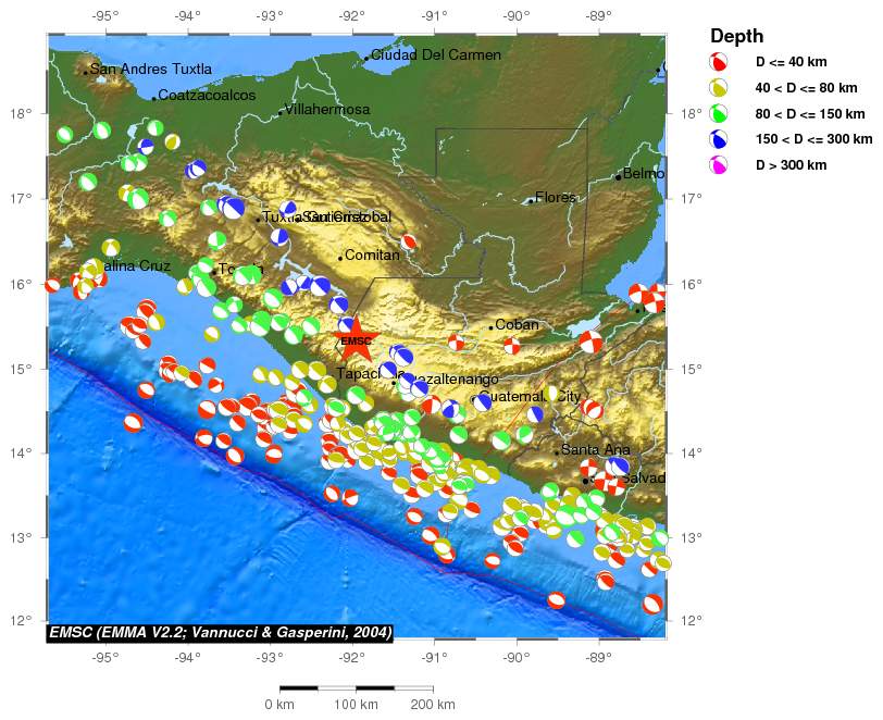 Regional moment Tensor