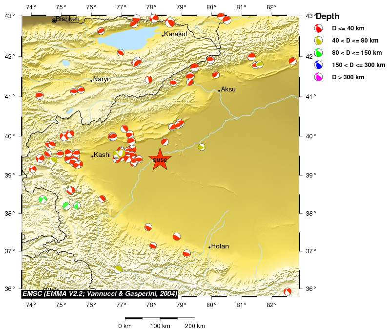 Regional moment Tensor