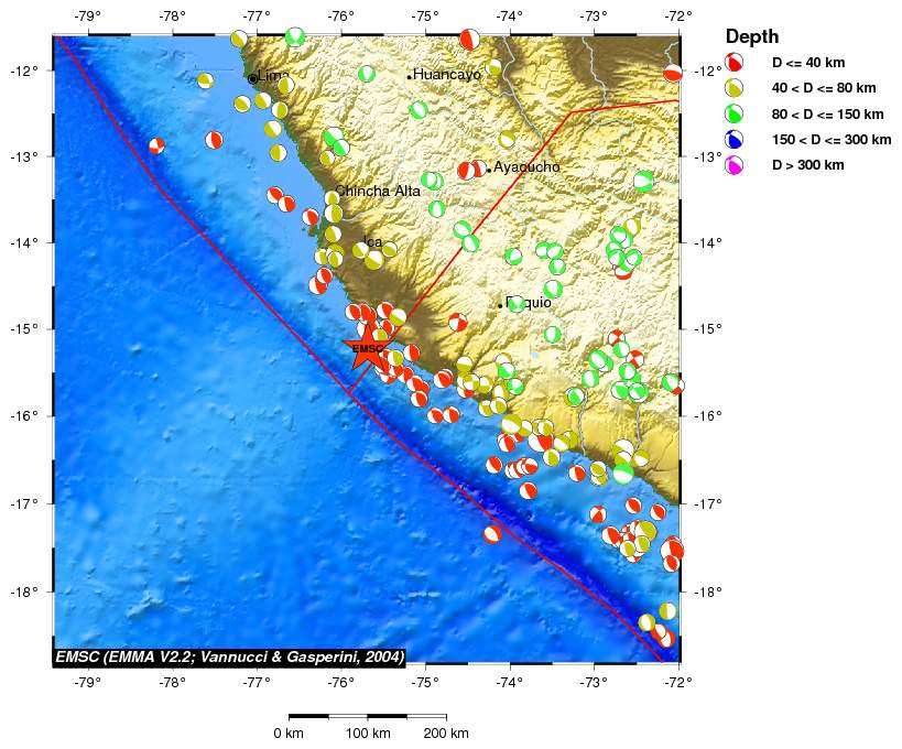 Regional moment Tensor