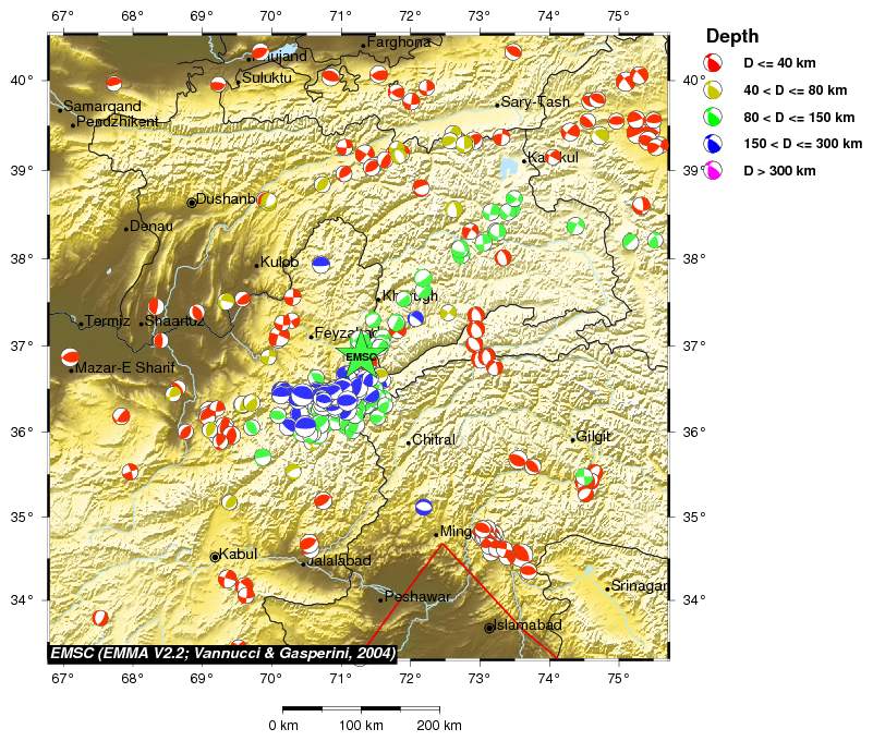 Regional moment Tensor