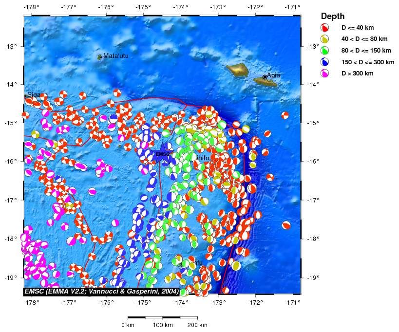 Regional moment Tensor