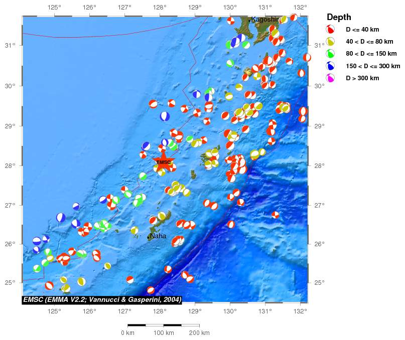 Regional moment Tensor