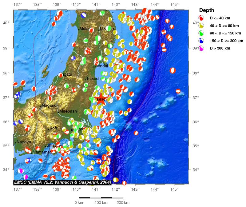 Regional moment Tensor