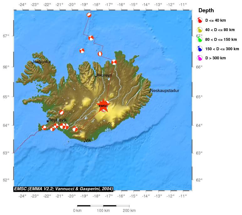 Regional moment Tensor