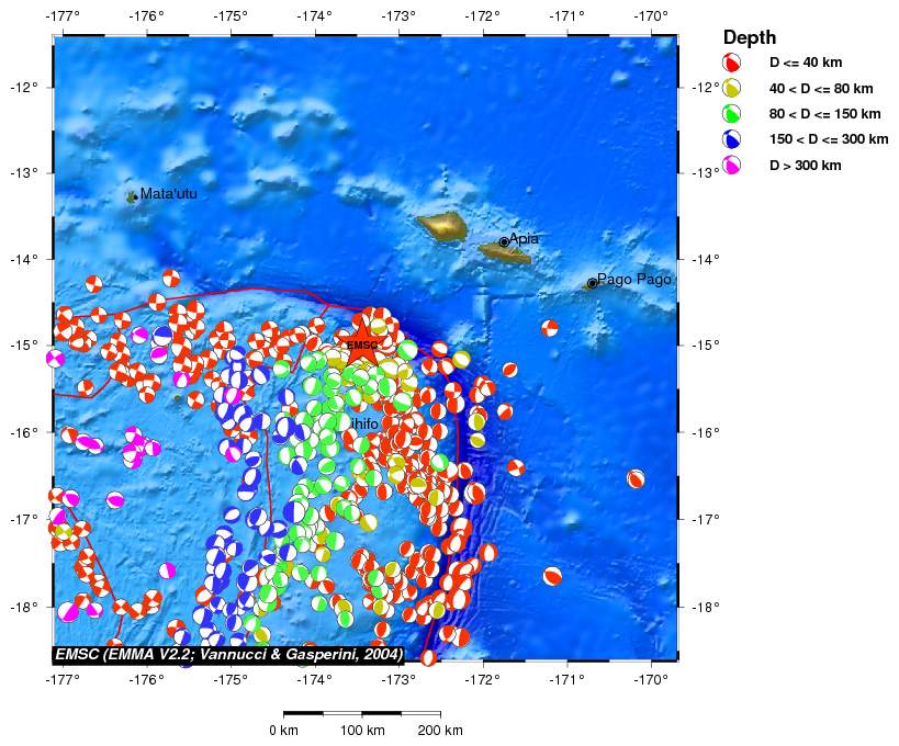 Regional moment Tensor