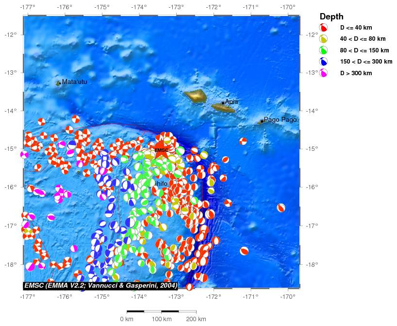 Regional moment Tensor