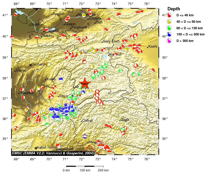 Regional moment Tensor