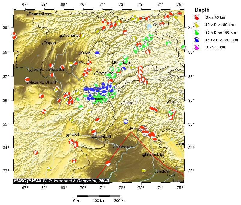 Regional moment Tensor