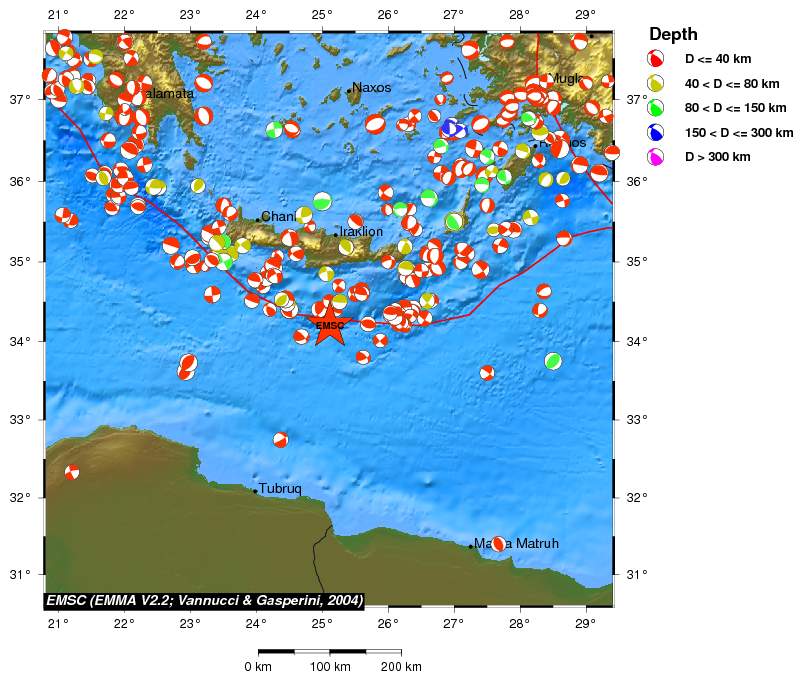 Regional moment Tensor