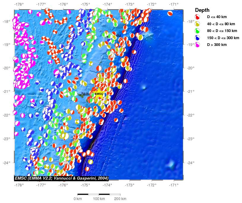 Regional moment Tensor