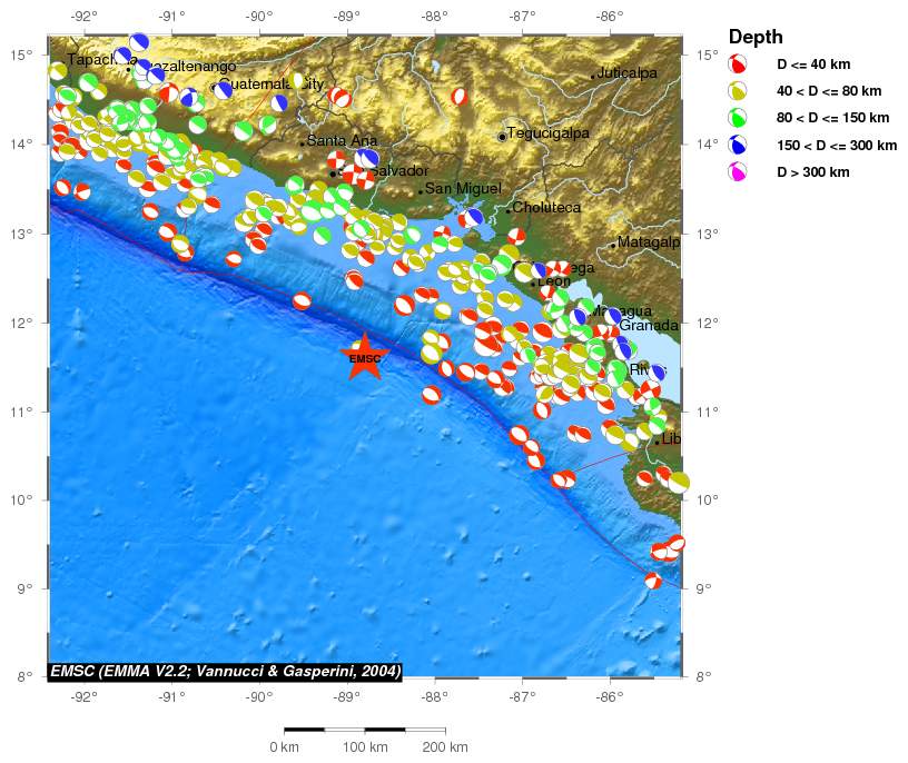 Regional moment Tensor
