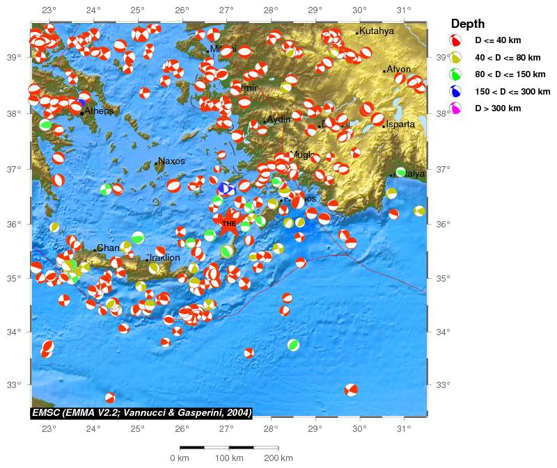 Regional moment Tensor