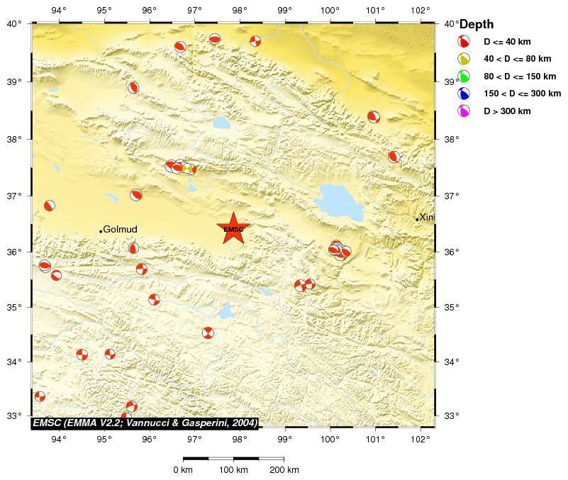 Regional moment Tensor