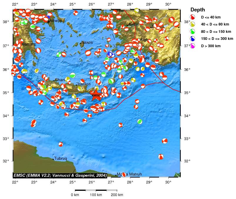 Regional moment Tensor
