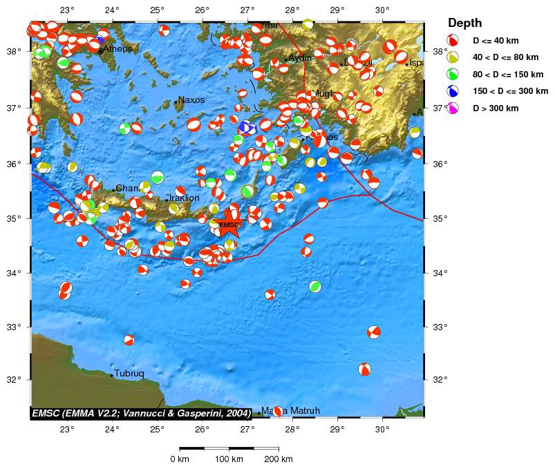 Regional moment Tensor