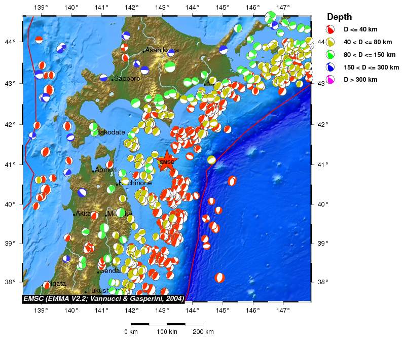 Regional moment Tensor