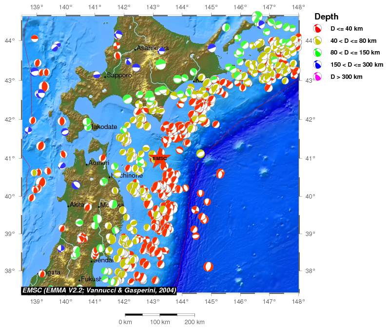 Regional moment Tensor