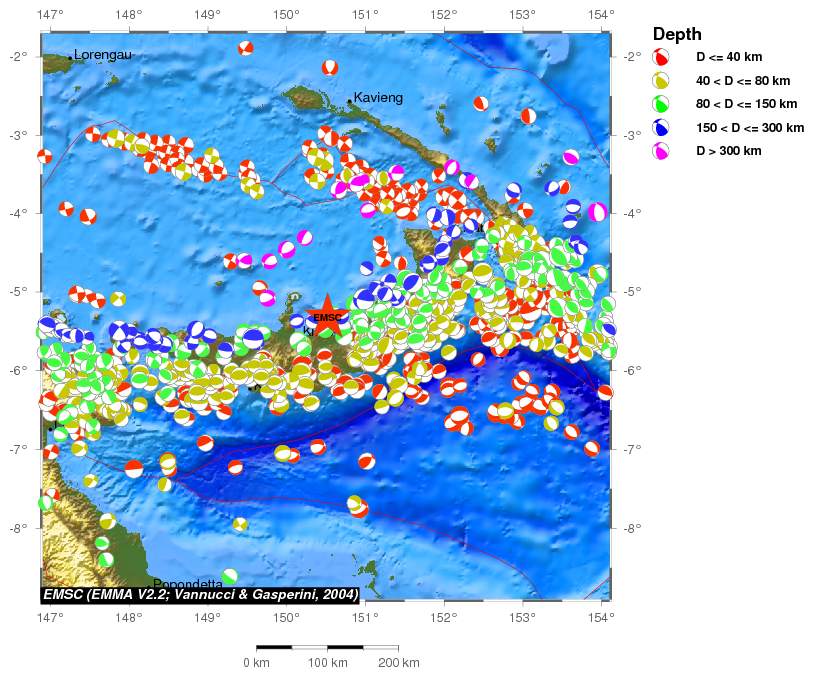 Regional moment Tensor