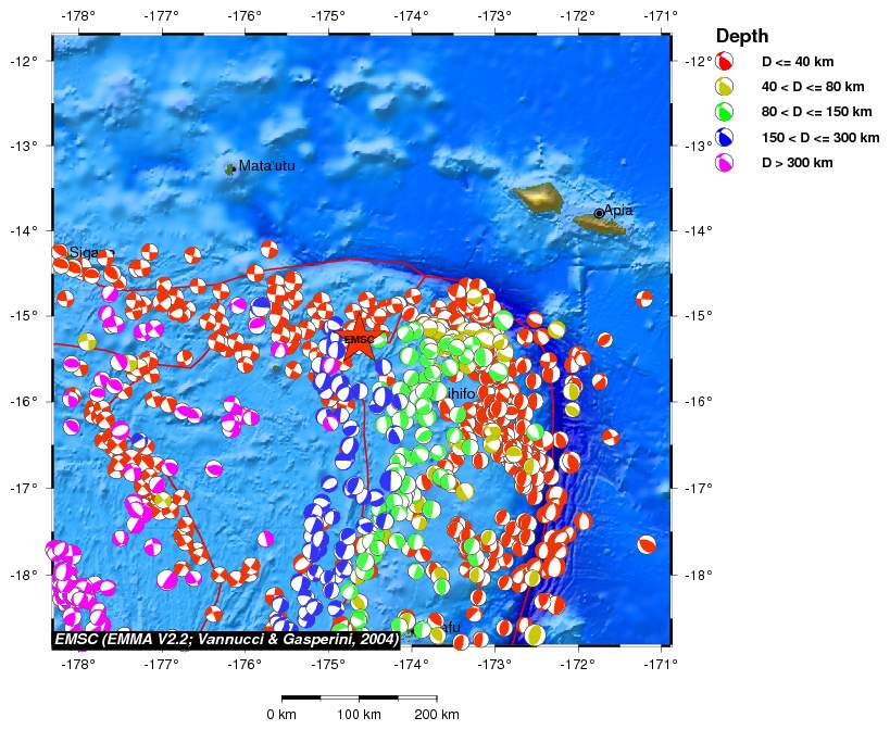 Regional moment Tensor