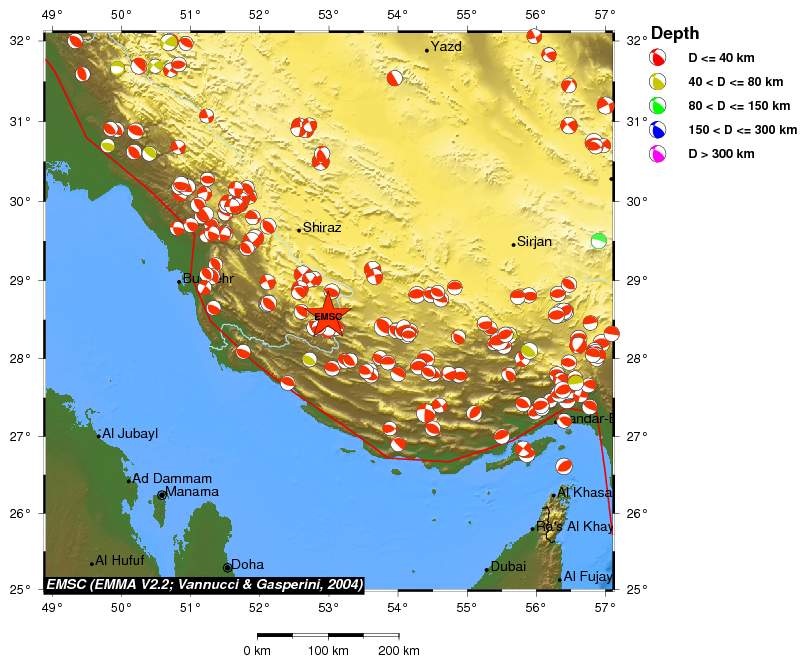 Regional moment Tensor