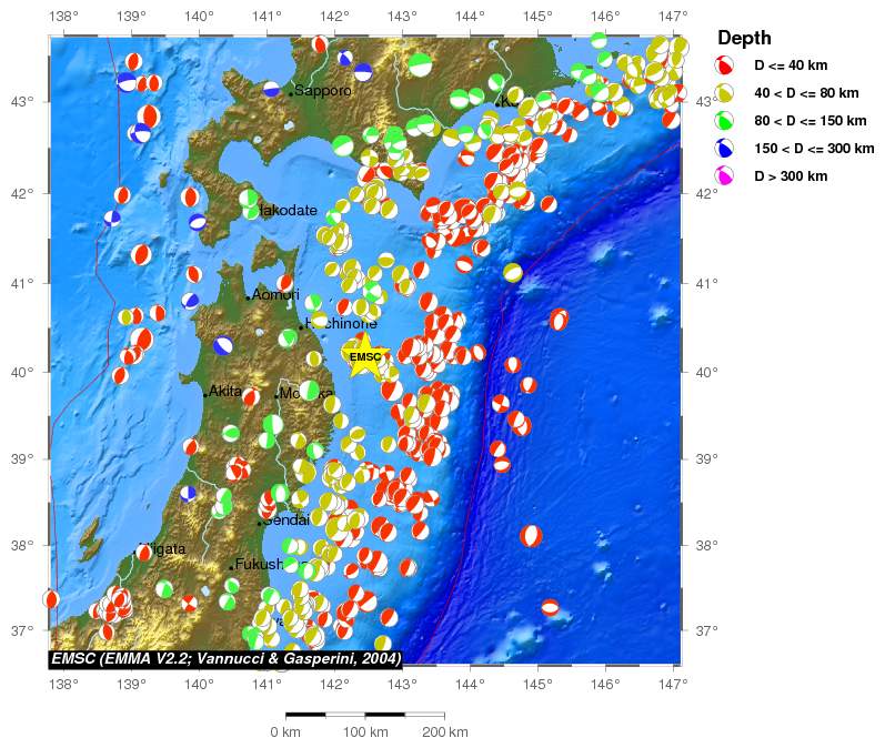 Regional moment Tensor
