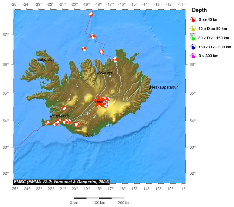 Regional moment Tensor