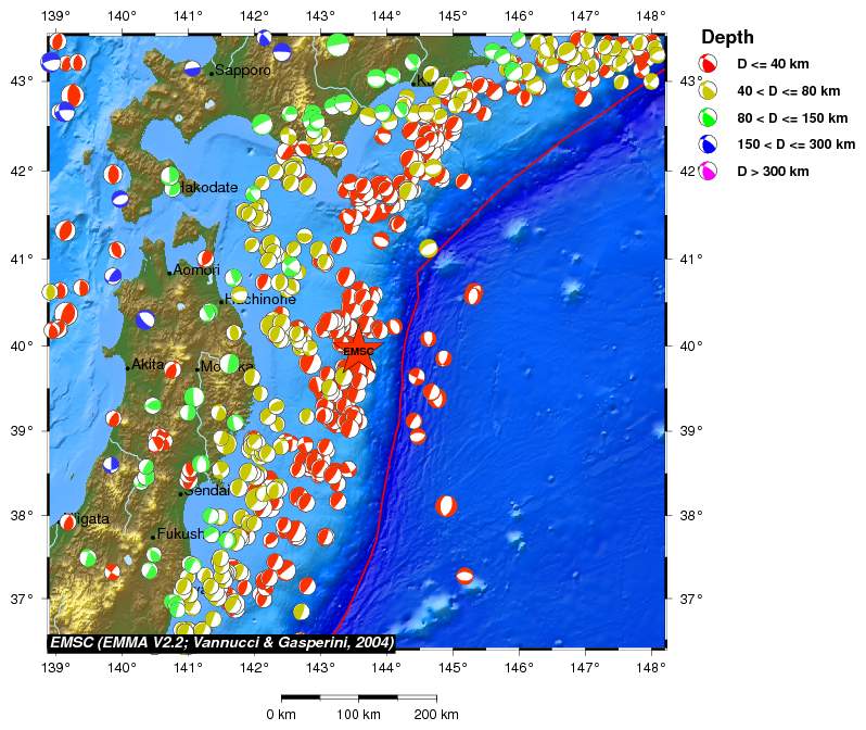 Regional moment Tensor