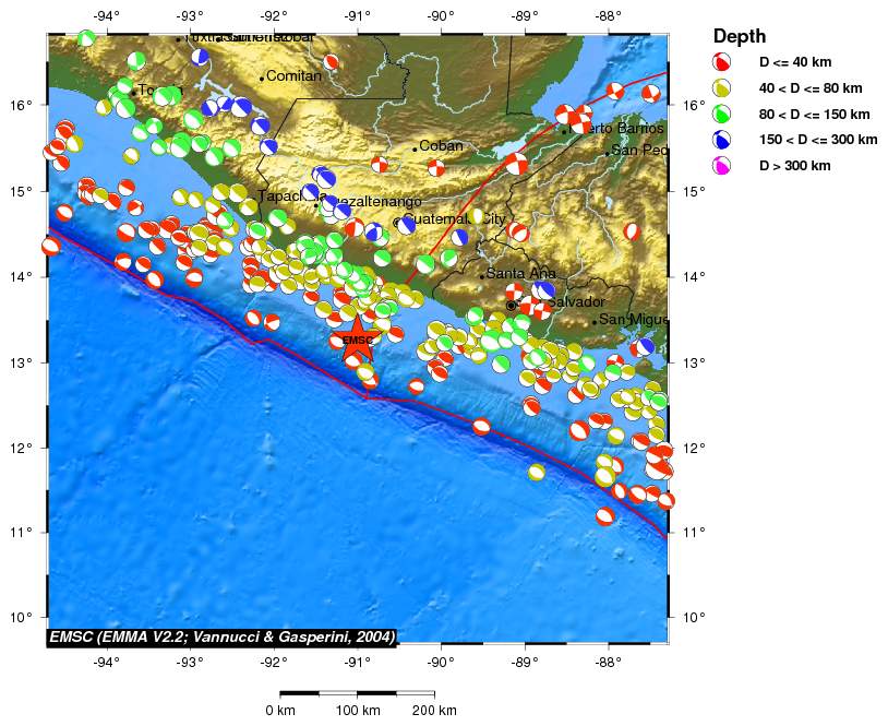 Regional moment Tensor