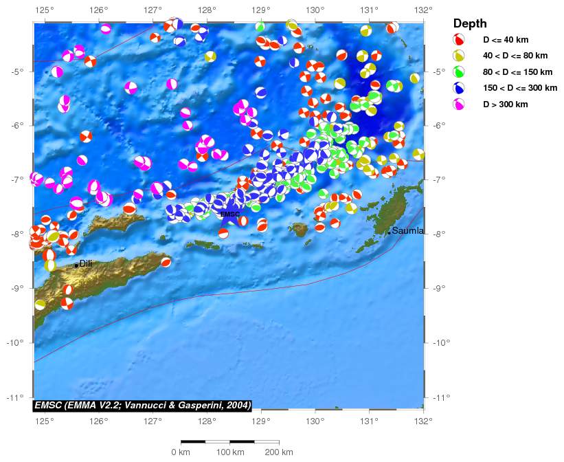 Regional moment Tensor