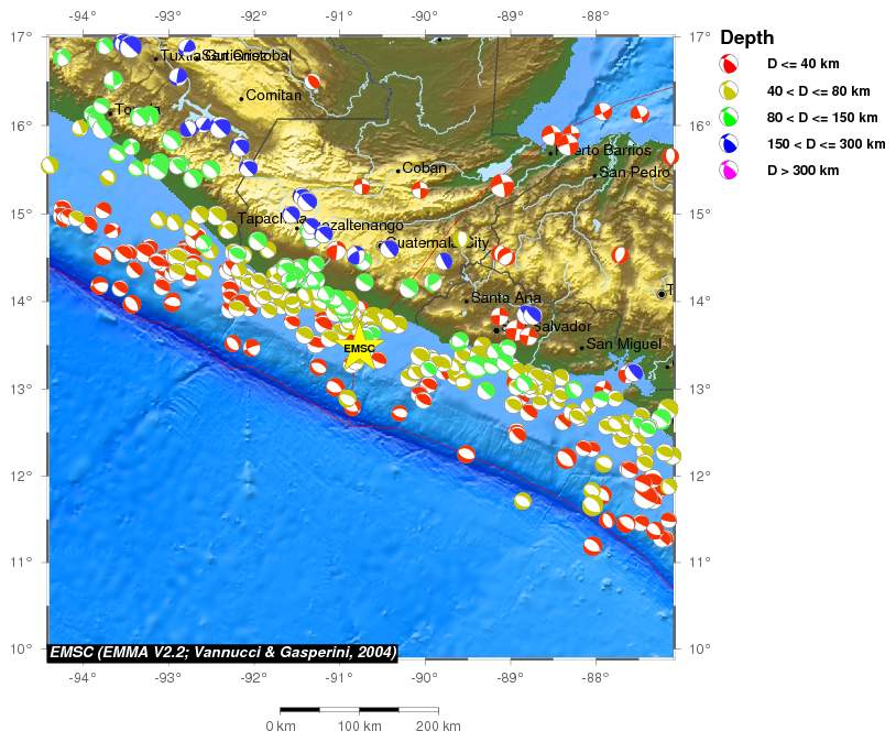 Regional moment Tensor