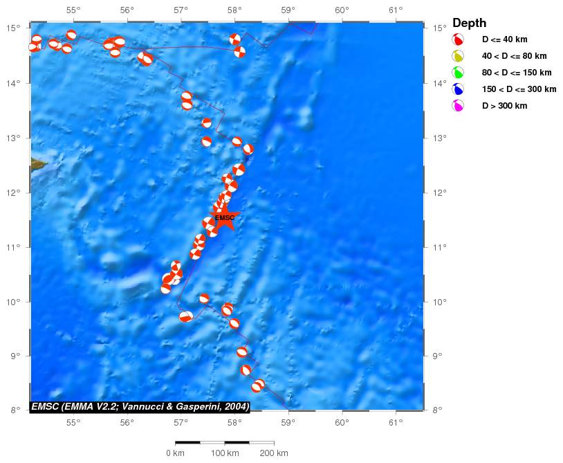 Regional moment Tensor