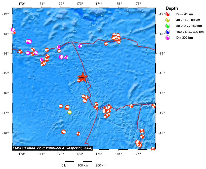 Regional moment Tensor
