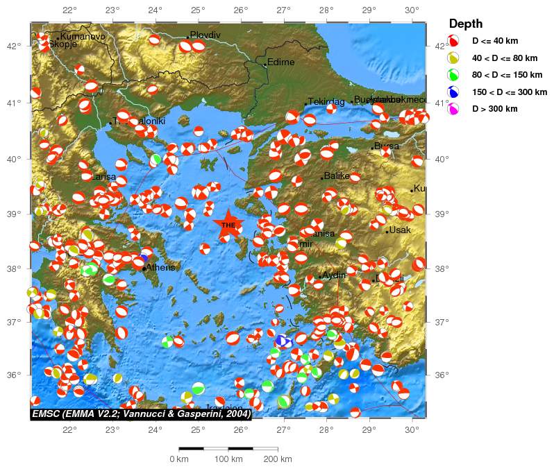 Regional moment Tensor
