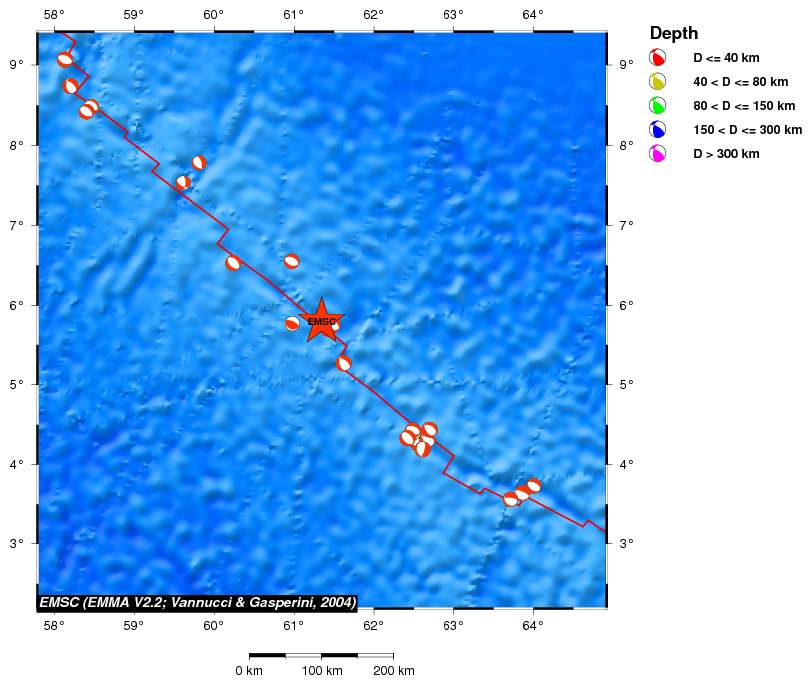 Regional moment Tensor