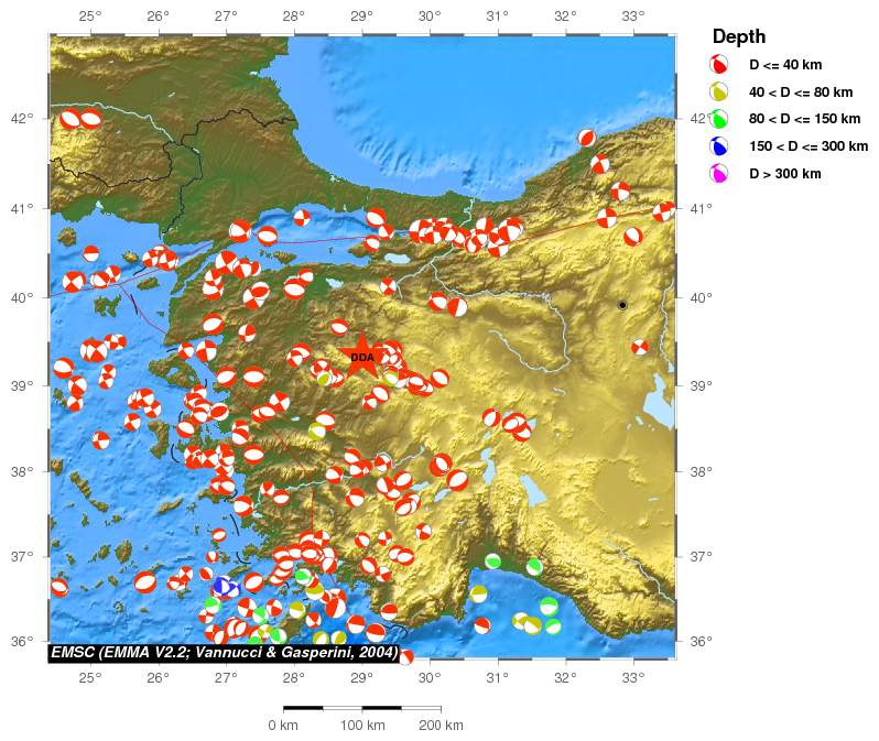 Regional moment Tensor