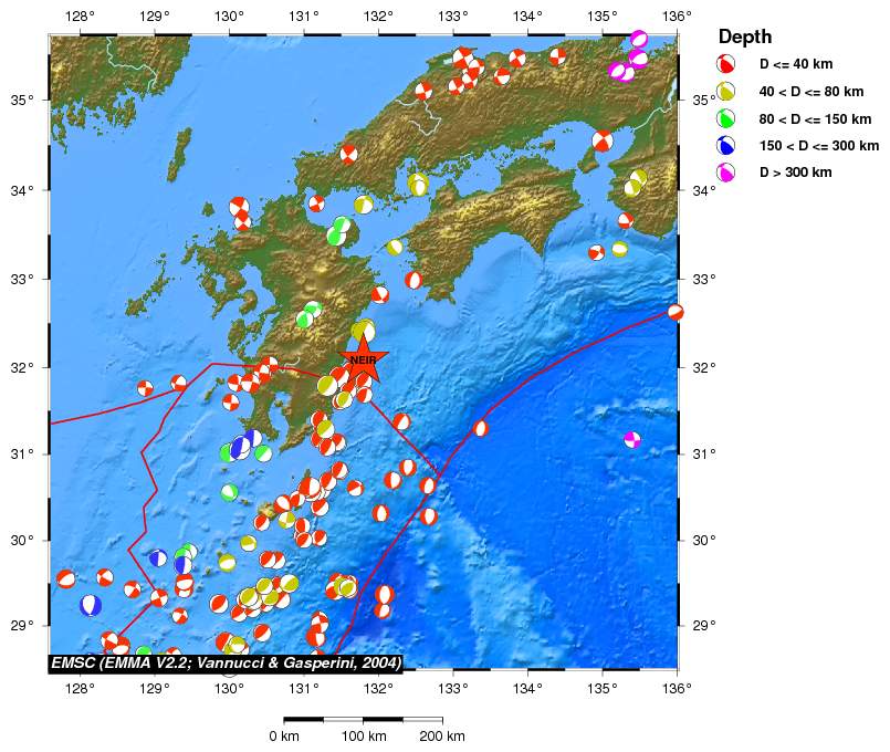 Regional moment Tensor