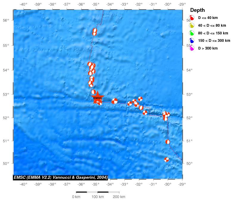 Regional moment Tensor