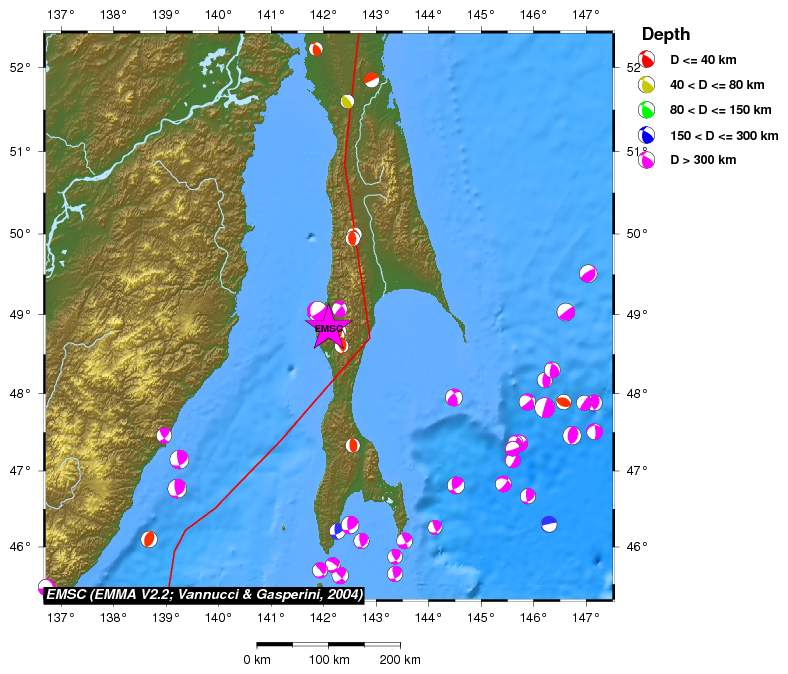 Regional moment Tensor