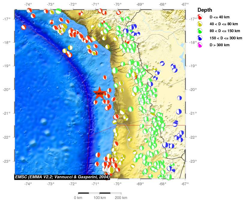 Regional moment Tensor