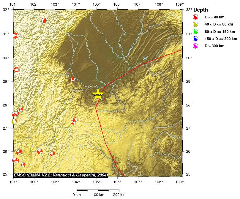 Regional moment Tensor
