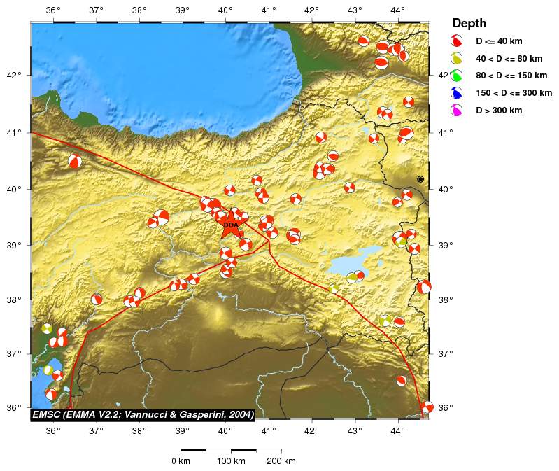 Regional moment Tensor