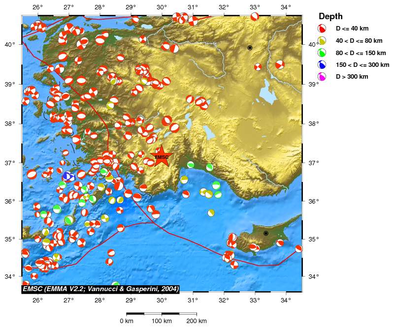Regional moment Tensor