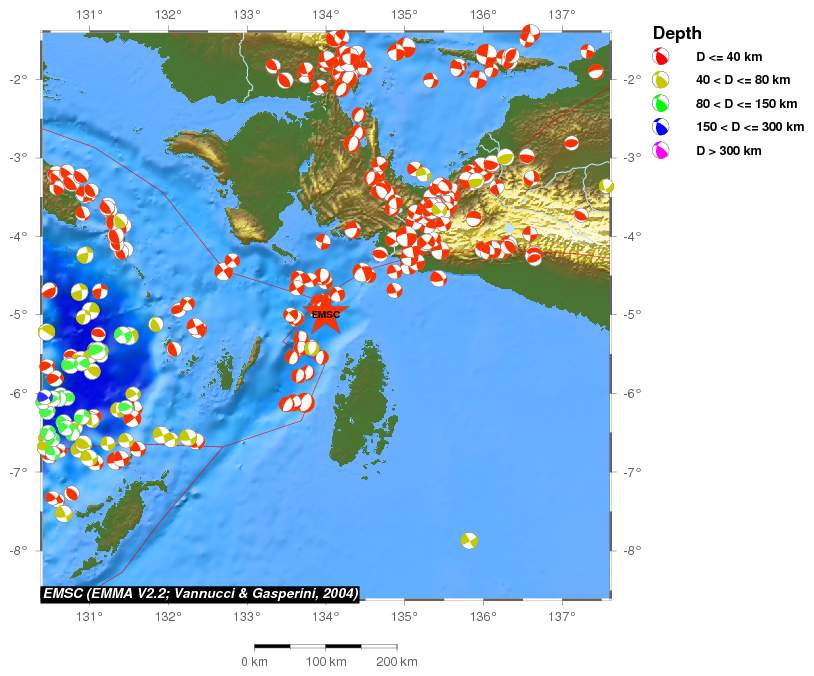 Regional moment Tensor