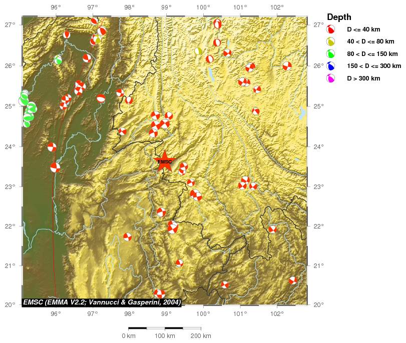 Regional moment Tensor