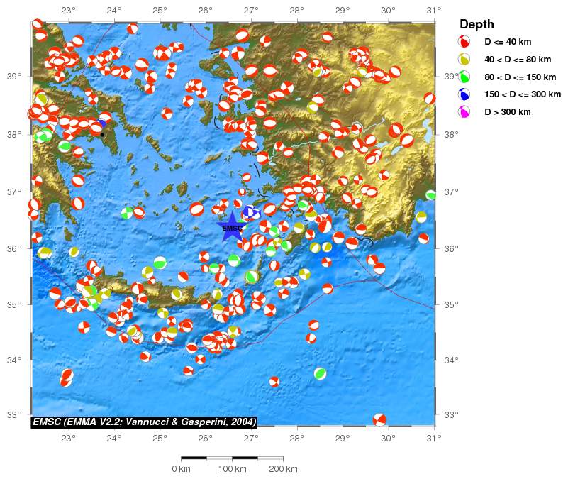 Regional moment Tensor