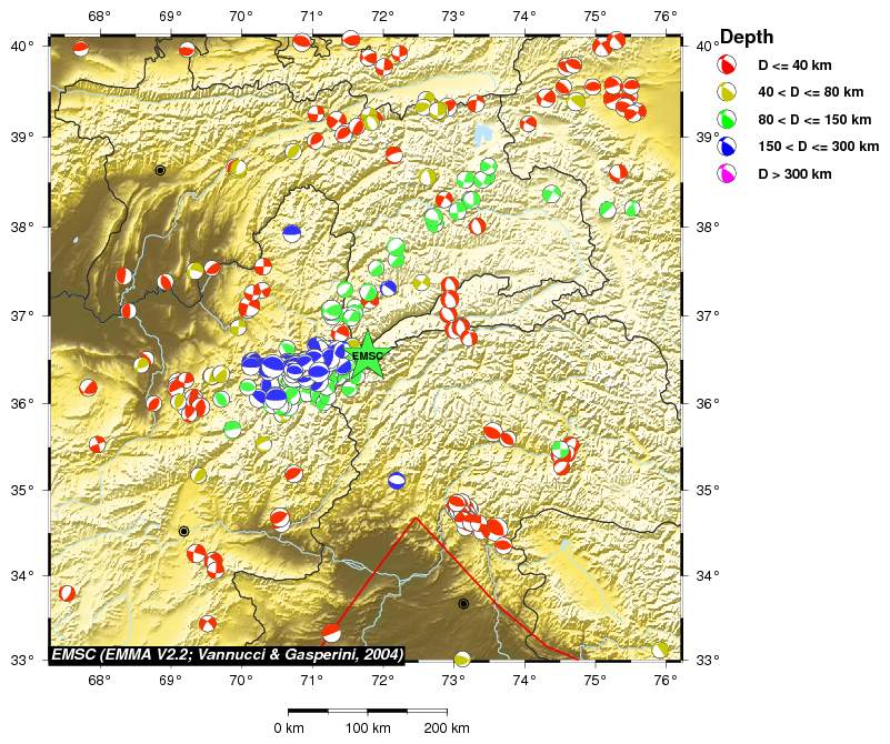 Regional moment Tensor