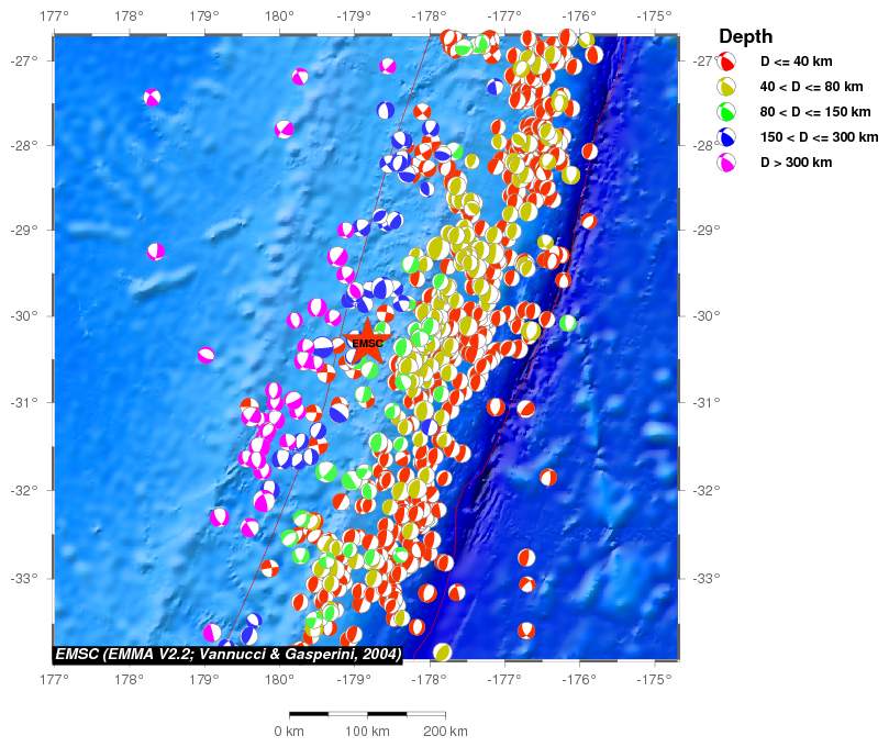Regional moment Tensor