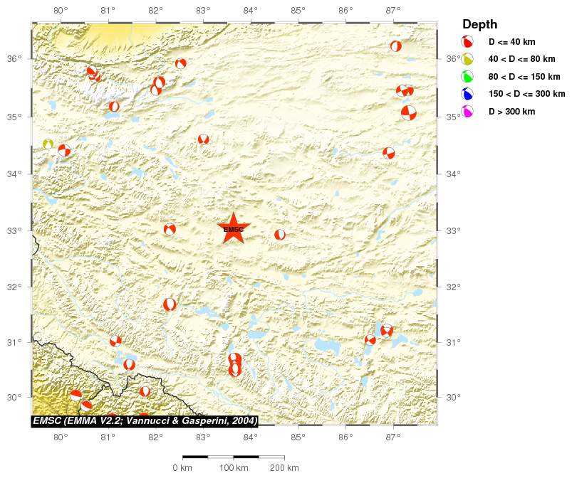 Regional moment Tensor