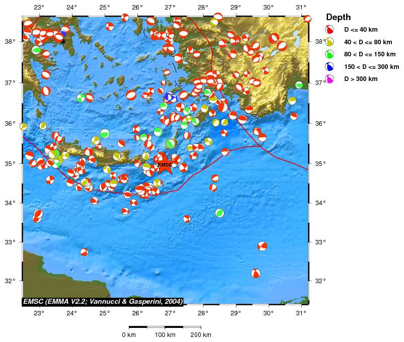 Regional moment Tensor